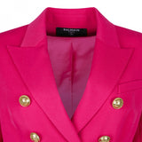 Balmain Perfect double breasted Fushia Blazer