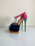 Ganmarco Lorenzi multicolor heels