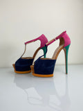 Ganmarco Lorenzi multicolor heels