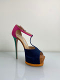 Ganmarco Lorenzi multicolor heels