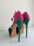 Ganmarco Lorenzi multicolor heels