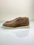 Loro Piana brown high loafers