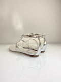 Dior New silver sandals