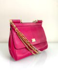 Dolce & Gabbana Lizard pink bag