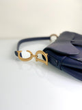 Dior dark blue Saddle bag