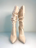 Paris Texas Cream leather boots