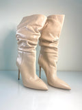 Paris Texas Cream leather boots