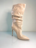 Paris Texas Cream leather boots