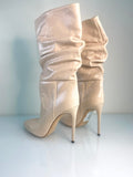 Paris Texas Cream leather boots