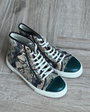 Chanel Python High Top Sneakers