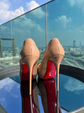 Christian Louboutin lady peep heels