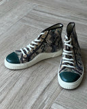 Chanel Python High Top Sneakers