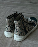 Chanel Python High Top Sneakers