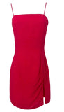 Superdown red spaghetti strap dress