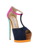 Ganmarco Lorenzi multicolor heels