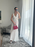 Manera Odevatca White Summer Dress