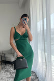 Manera Odevatca Green summer dress