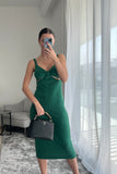 Manera Odevatca Green summer dress