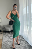 Manera Odevatca Green summer dress