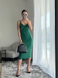 Manera Odevatca Green summer dress