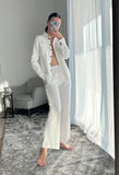 Manera Odevatca  White Pant Set