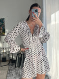 Manera Odevatca Polka Dot dress