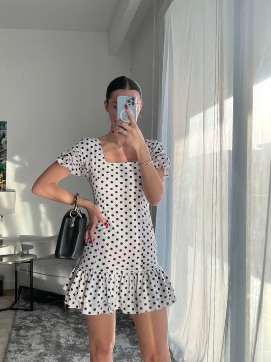 Manera Odevatca Polka Dot dress