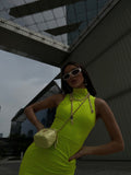 Revolve Brand New Lime Dress