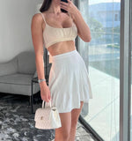 Limelight White Skirt