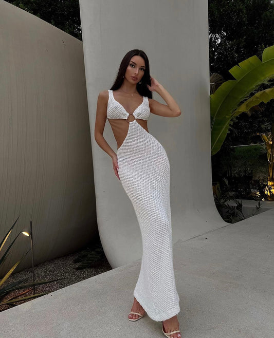 Manera Odevatca Beautiful White summer dress