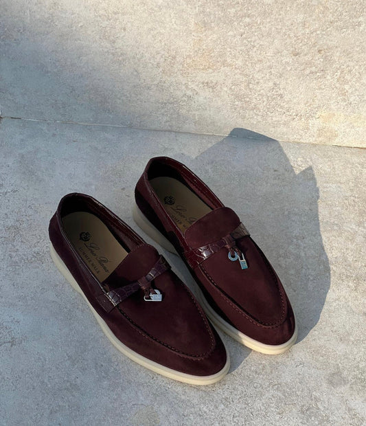 Loro Piana Loafers with croco