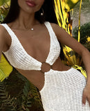 Manera Odevatca Beautiful White summer dress